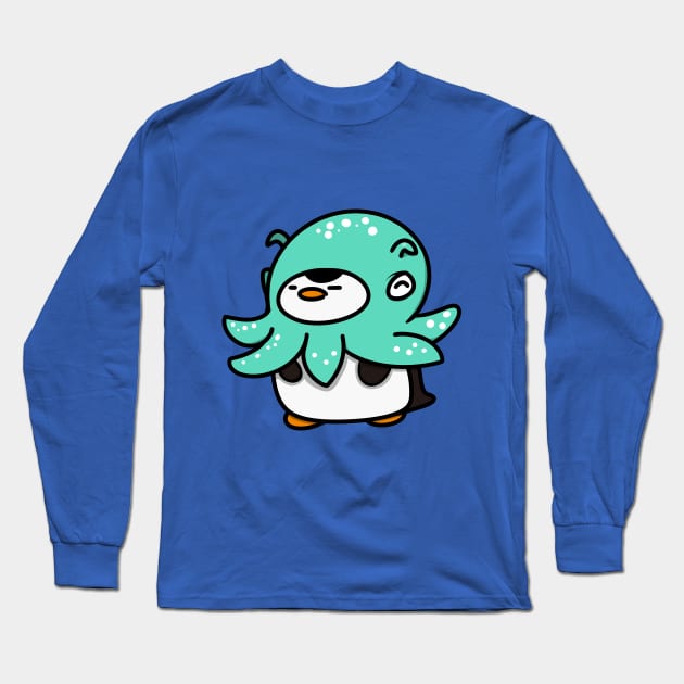 Octo Hoodsie Kiwi Long Sleeve T-Shirt by EatSleepMeep